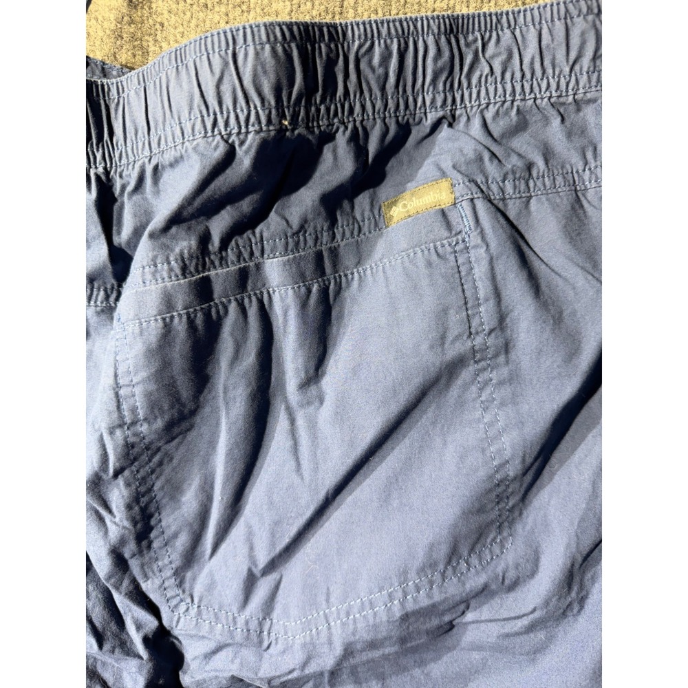 Columbia Shorts Mens 44W Blue Excellent Regular Fit Cotton Drawstring Outdoor - Picture 9 of 9
